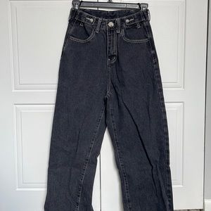 Yesstyle Wide Leg Black Jeans